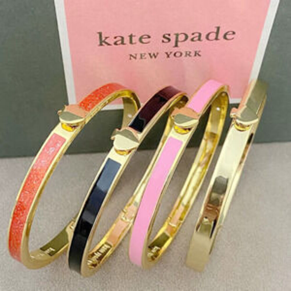 kate spade Glossy Enamel Geometric Metal Bracelet